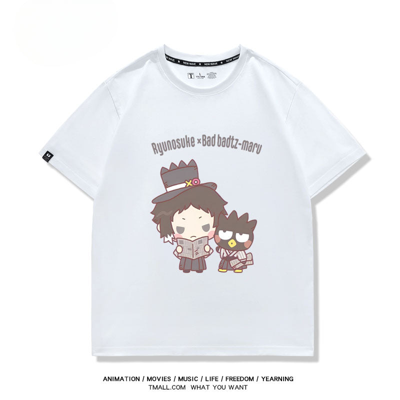 Women's Anime Print Cotton Summer T-shirt