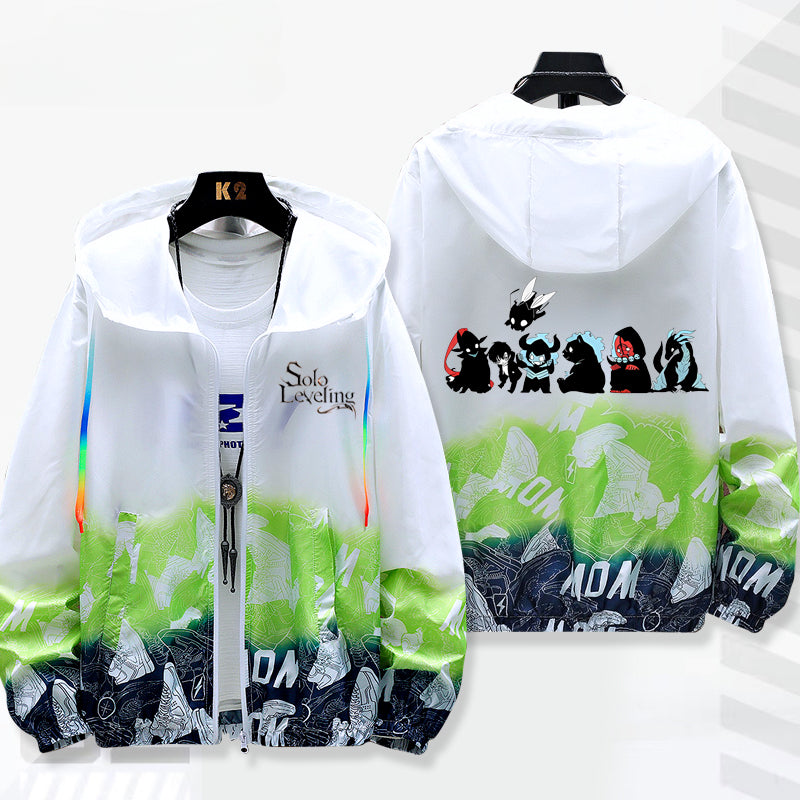 Unisex Casual Anime Thin Sunscreen Jacket