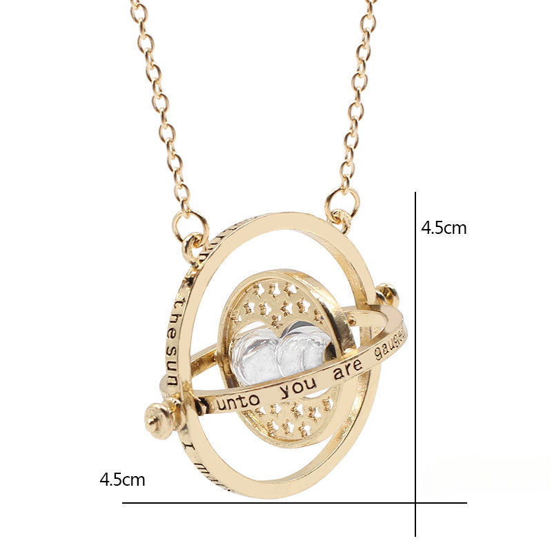 Harry Time Converter Hourglass Necklace