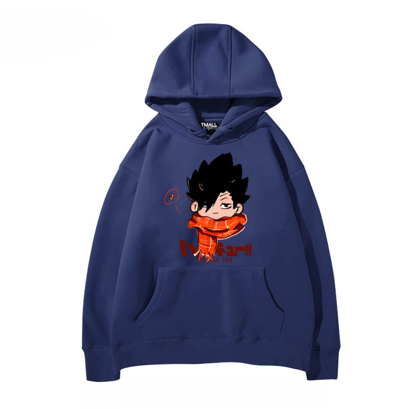 Unisex Anime Hinata Printed Pullover Hoodie