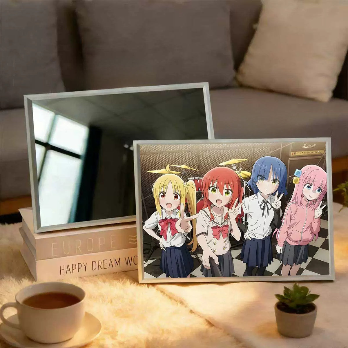 Bocchi Mirror Light Box Art Gift