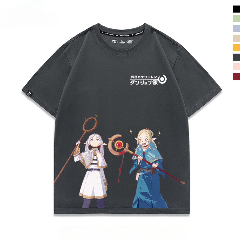 Unisex Anime Printed Short-sleeved T-shirt
