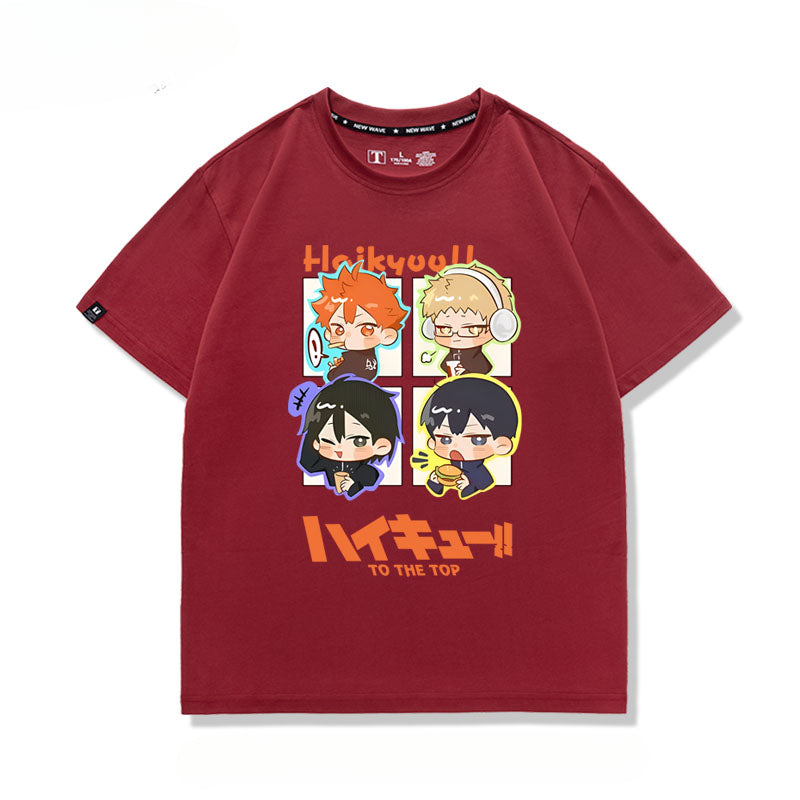 Hinata Anime Loose Short Sleeve T-Shirt