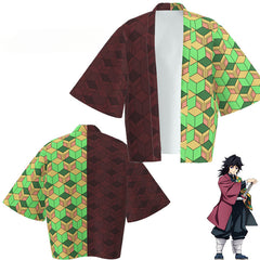 Casual Anime Tanjiro Cosplay Cloak Pajamas