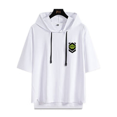 Nagi Anime Hooded Short Sleeve T-Shirt