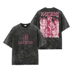 KATSEYE Poster Printed T-shirt Top