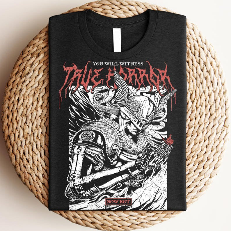 Casual Game Graphic Washed Loose T-Shirt