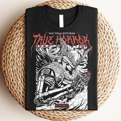 Casual Game Graphic Washed Loose T-Shirt