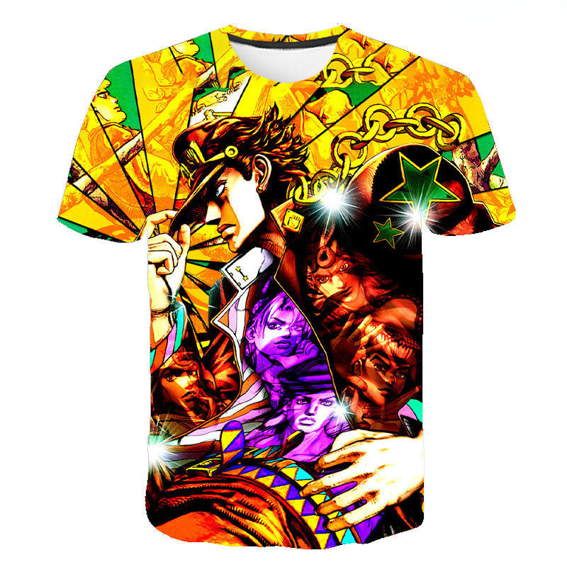 Men's Jojo 3D Print Crew Neck T-shirt