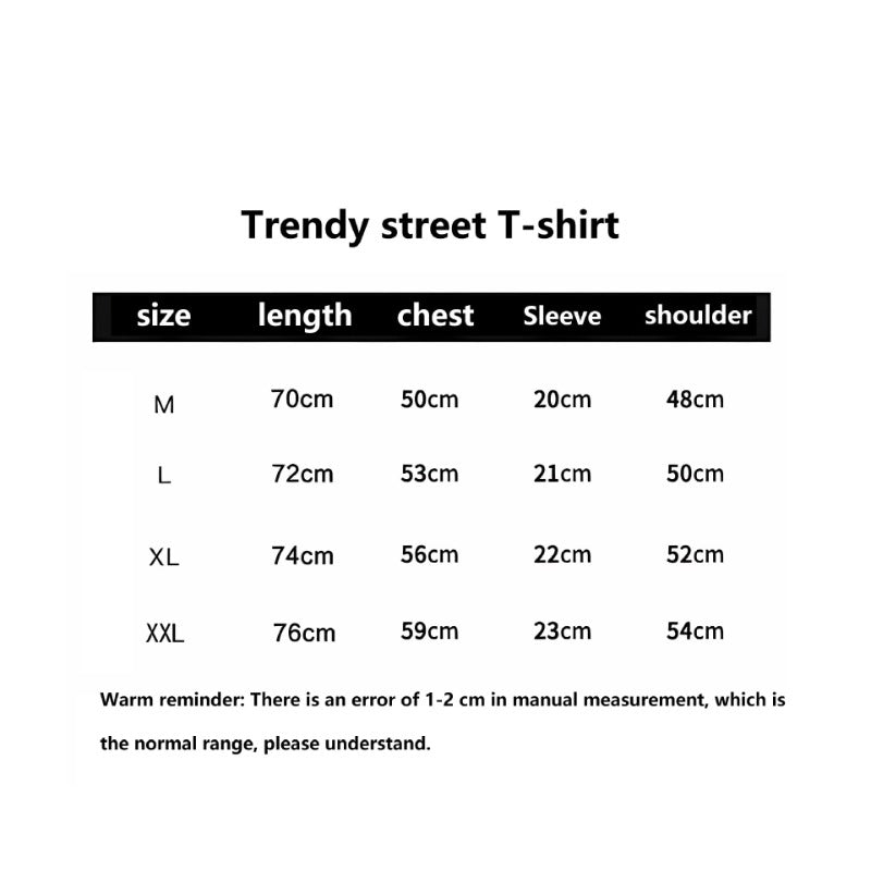Unisex Kpop Printed Short-sleeved T-shirt