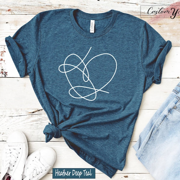 Women's Love Yourself Heart Sweatshirt
