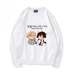 Casual Anime Pullover Round Neck Sweatshirt