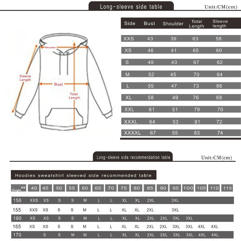 Casual Anime Graphic Printed Drawstring Hoodie
