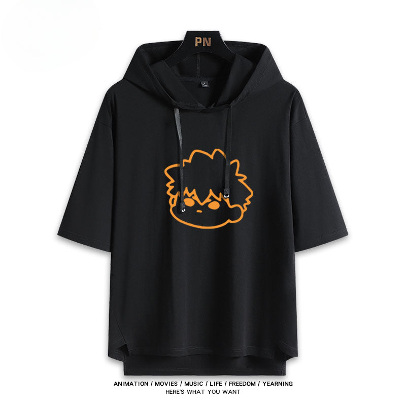Men's and Women's Anime Nagi Hooded T-shirt