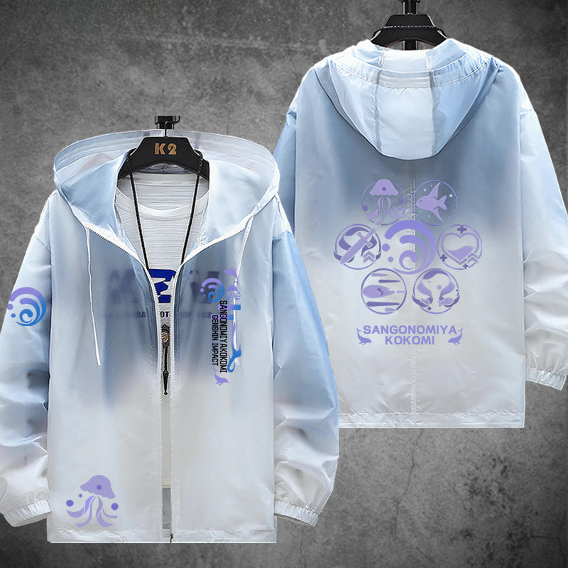 Trendy Game Print Sunscreen Thin Jacket