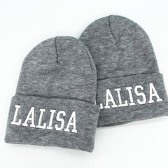 Trendy LALISA Letter Knitted Hat