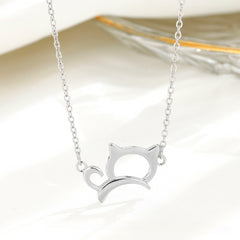 Niche Cat Shape Necklace