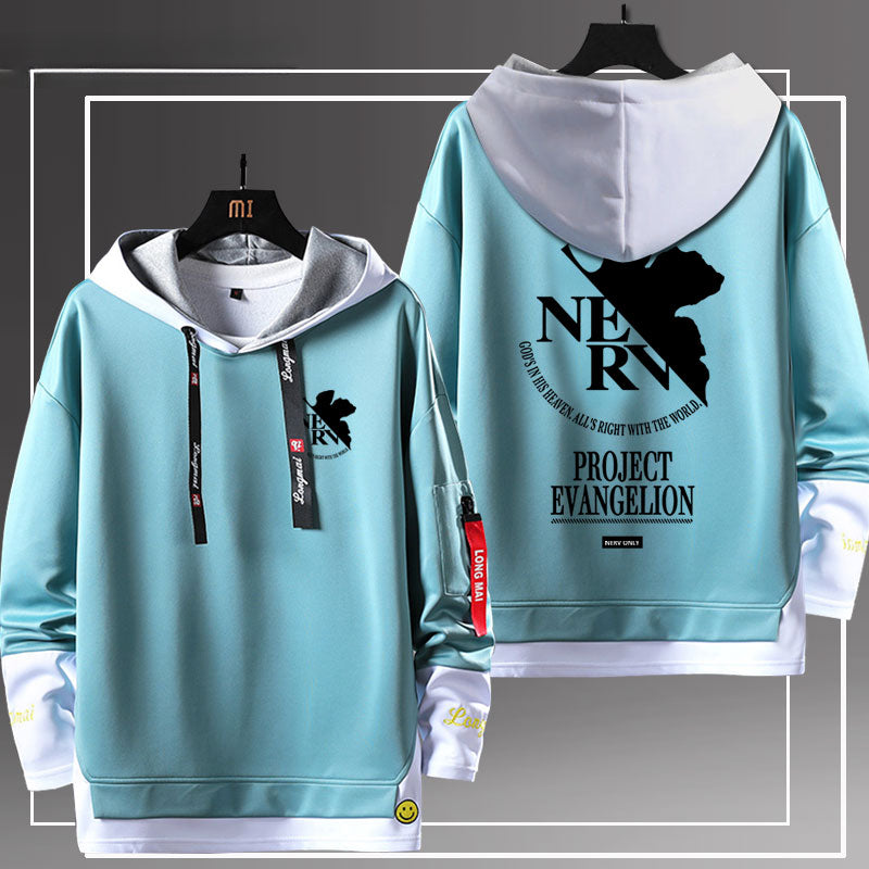 EVA NERV Logo Men's Pullover Hoodie