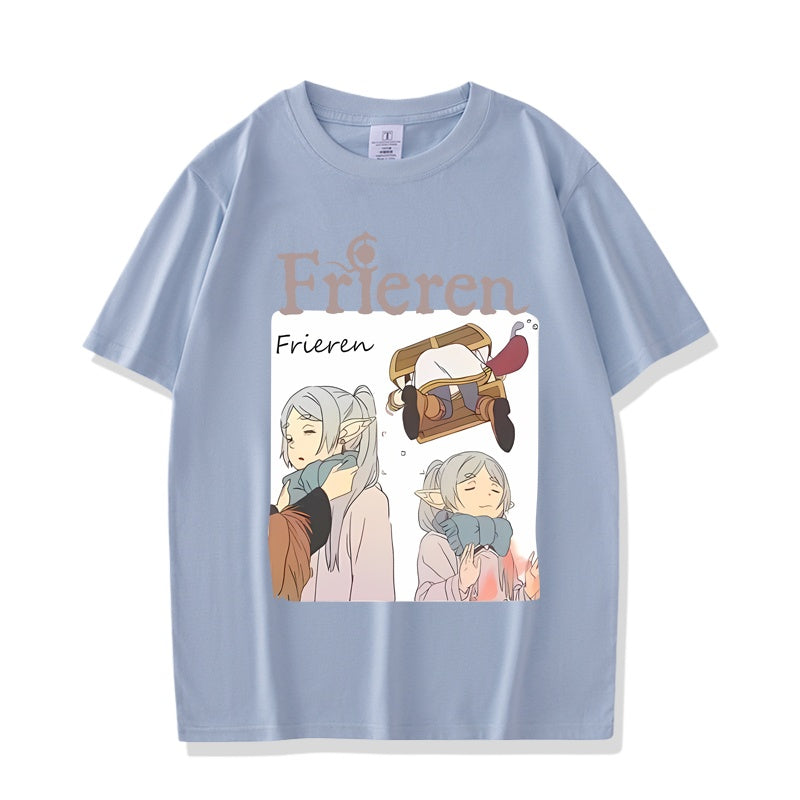 Casual Anime Pattern Short-sleeved T-shirt