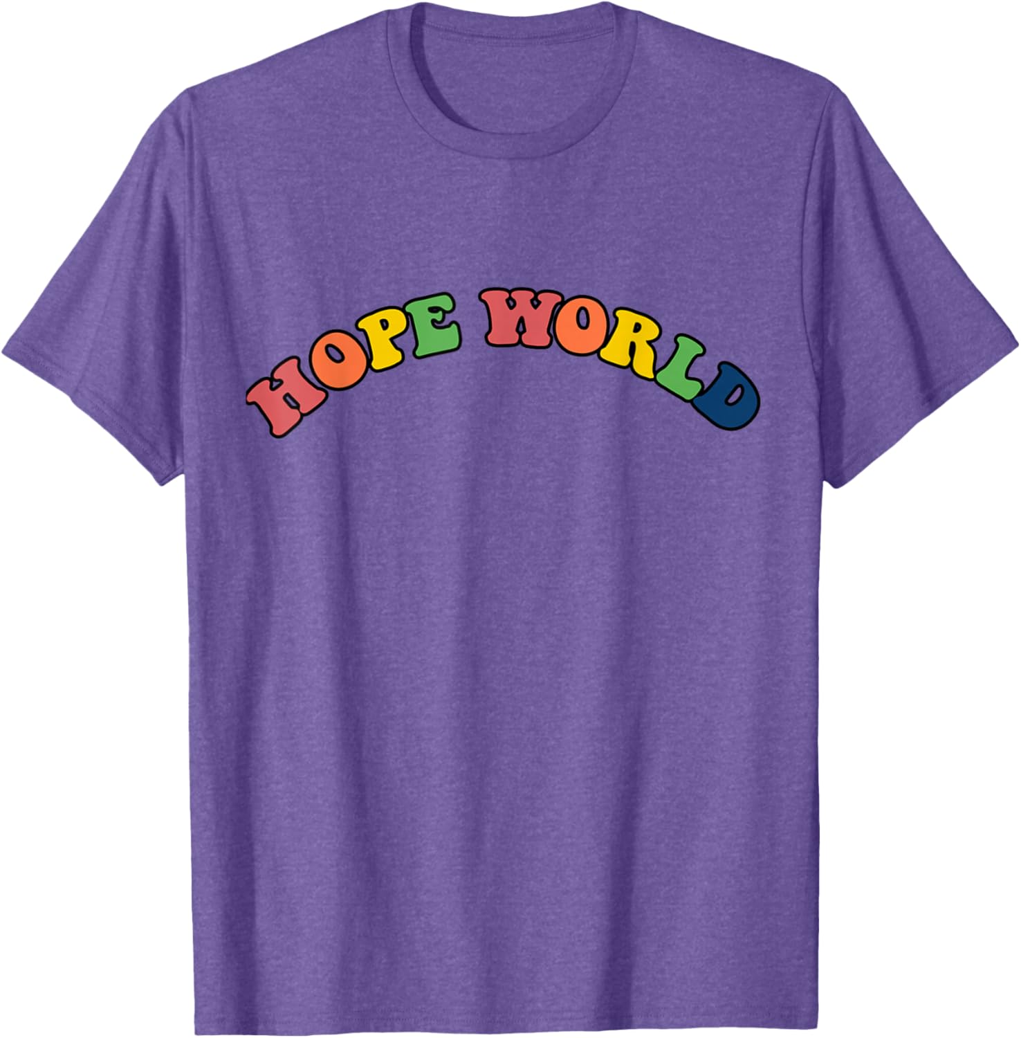 KPOP Multi-color Hope World Printed T-Shirt