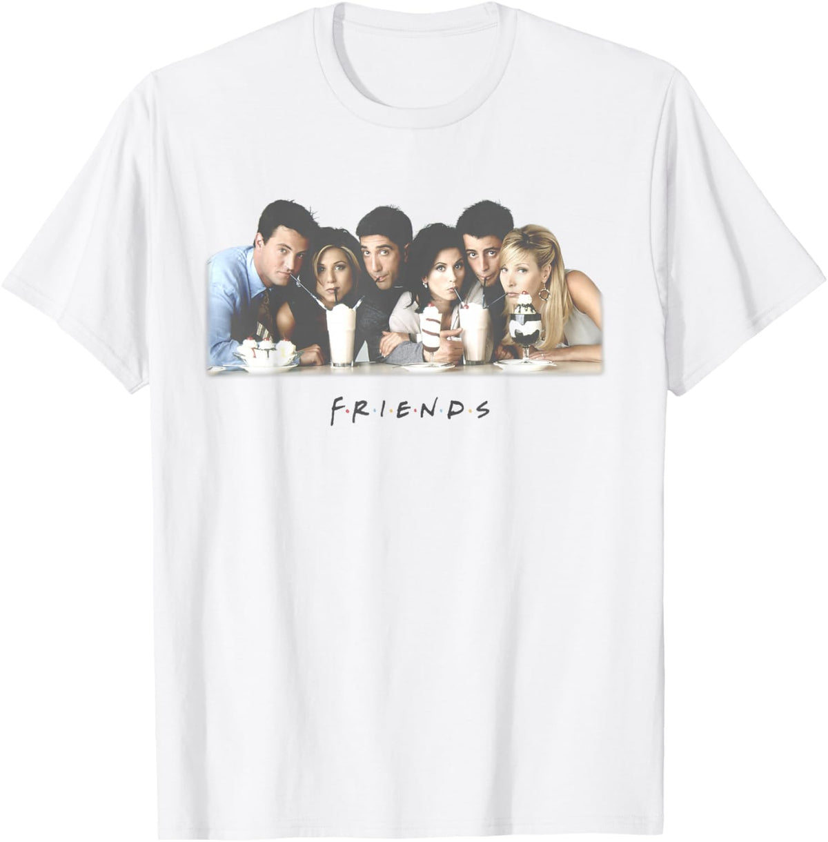 Friends Group Shot Milkshake T-Shirt