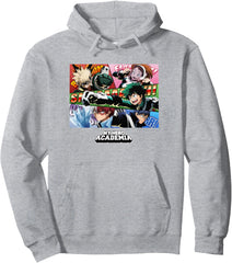 Midoriya Bakugo Uraraka Class 1-A Group Pullover Hoodie