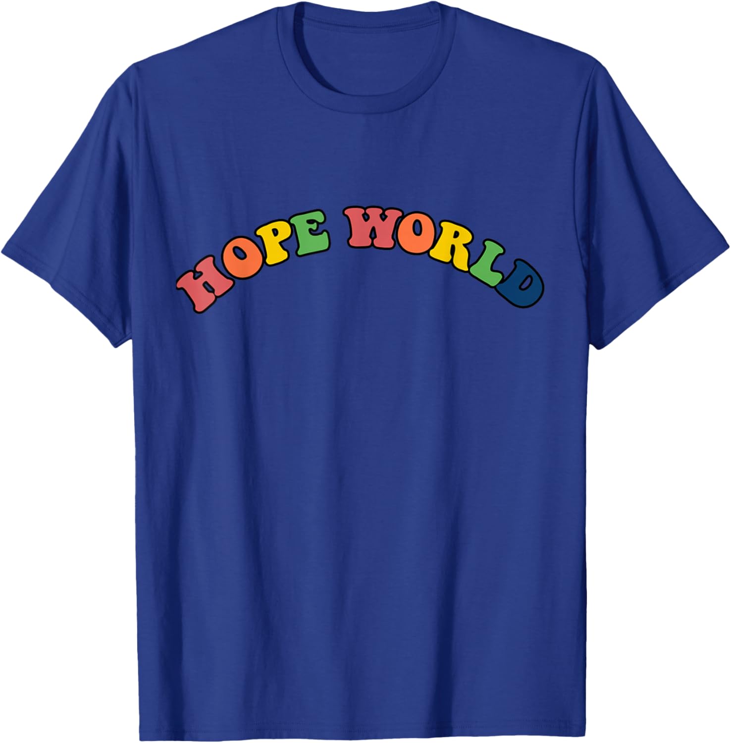 KPOP Multi-color Hope World Printed T-Shirt