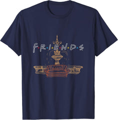 Friends Couch Fountain Graphic T-Shirt