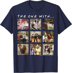 Friends The One with Character Pattern T-Shirt