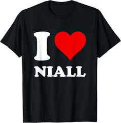 Red Heart I Love Niall T-Shirt