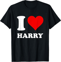 Red Heart I Love Harry T-Shirt