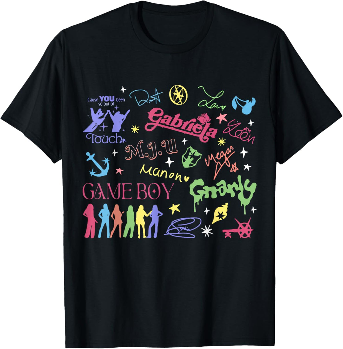 Vintage Gnarly Gabriela Graffiti T-Shirt