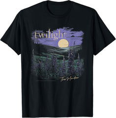 Unisex The Meadow Flowers and Moon Souvenir Movie T-Shirt