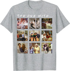 Friends The One with Character Pattern T-Shirt