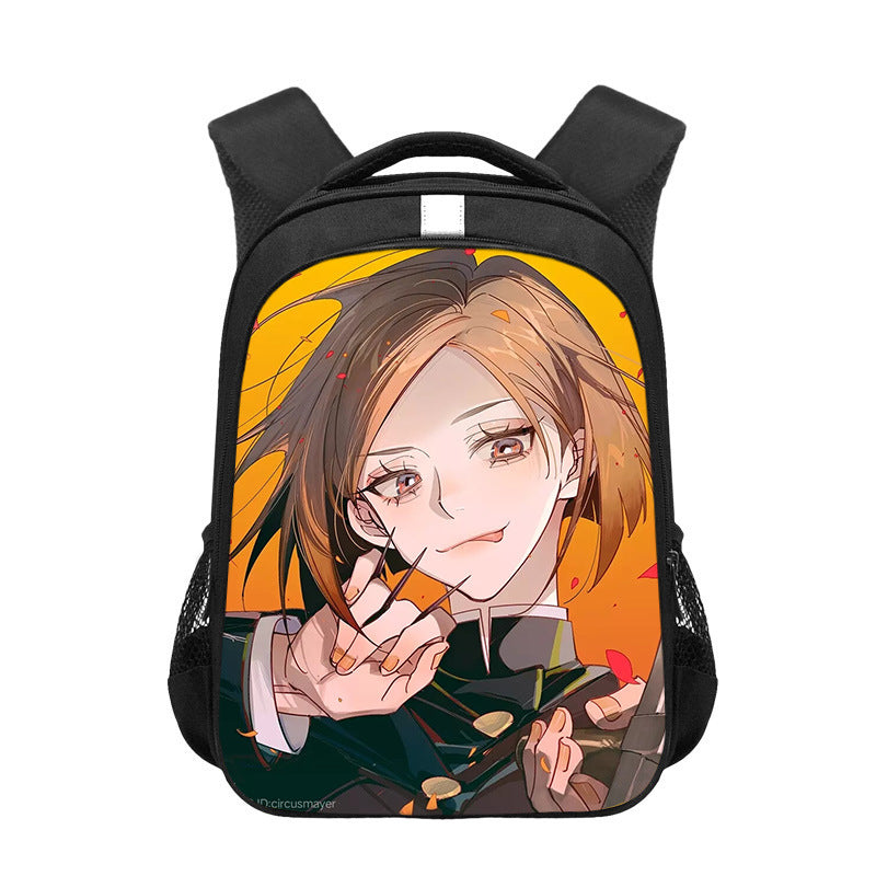 Cute Children's Anime Printed School Backpack