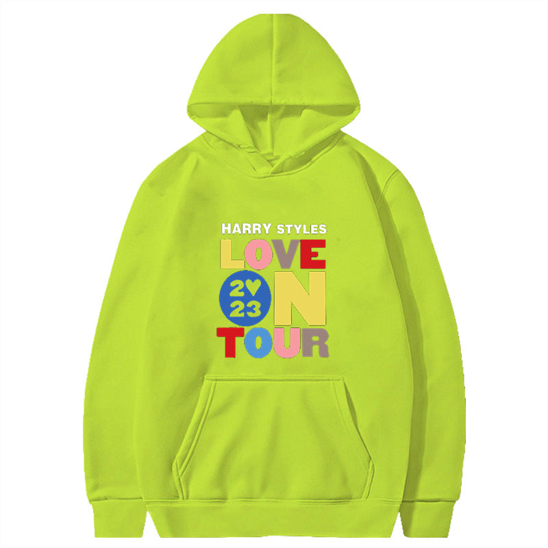 Unisex Love on Tour Casual Pullover Hoodie