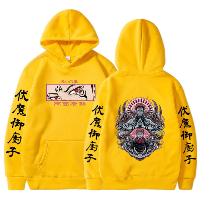 Unisex Satoru Gojo Printed Casual Hoodie