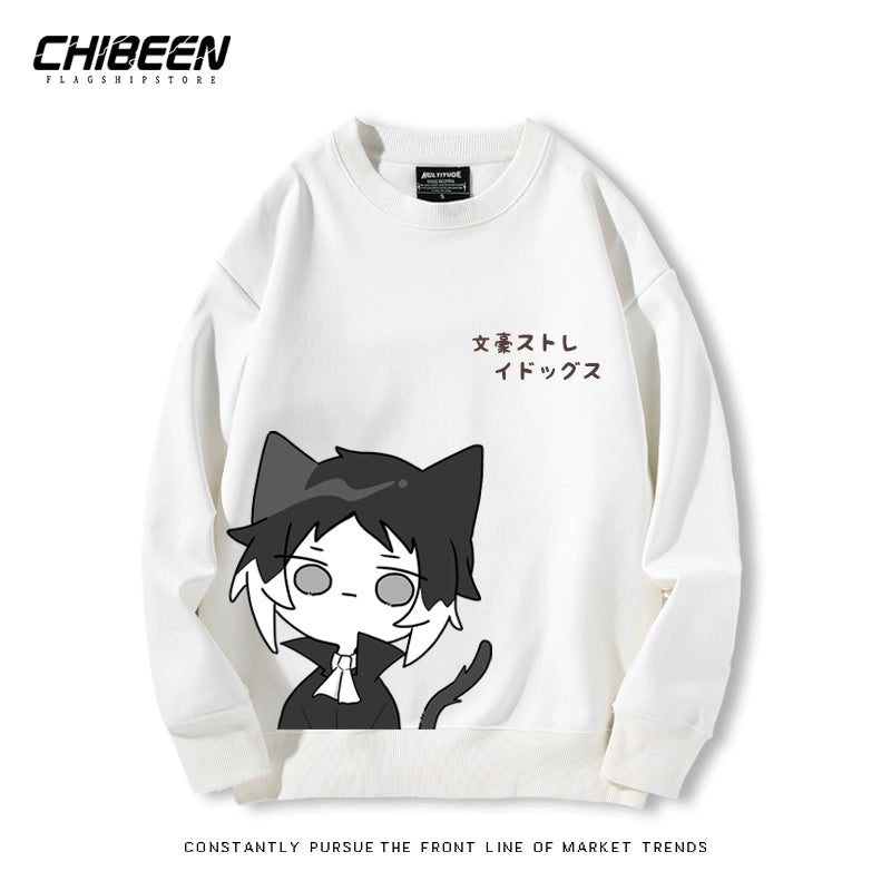Unisex Dazai Anime Crew Neck Sweatshirt