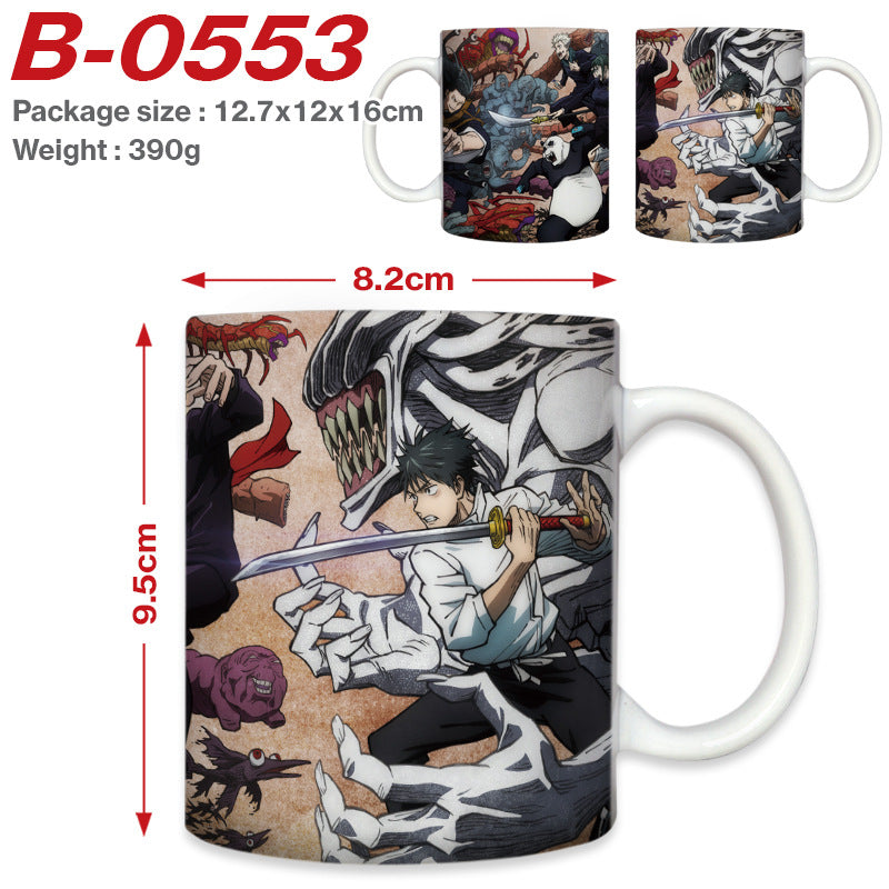 Creative Anime Print Ceramic Coffee Mug