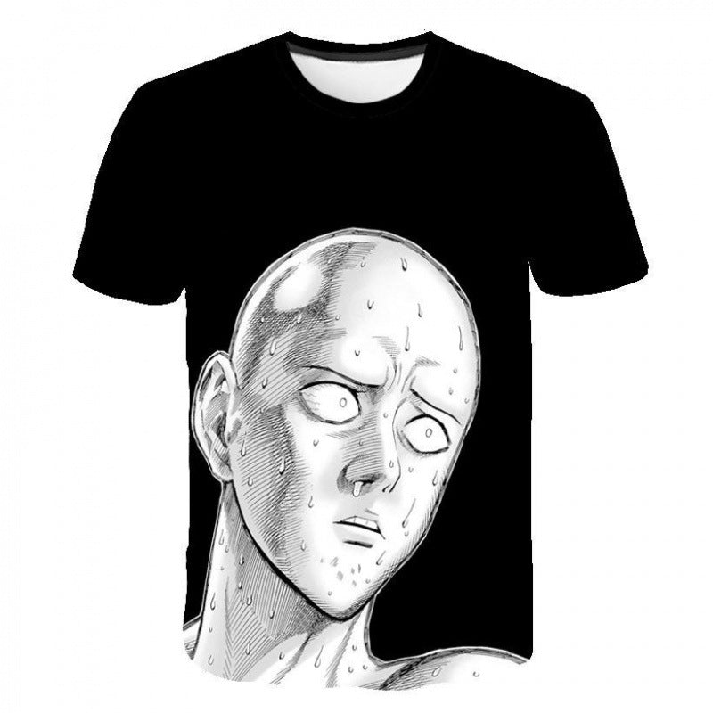 Men's Anime 3D Printed Short Sleeve T-Shirt
