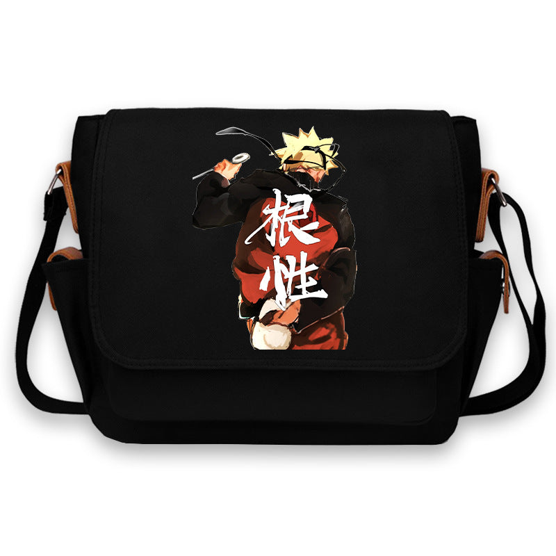 Trendy Sasuke Kakashi Anime Mailman Bag