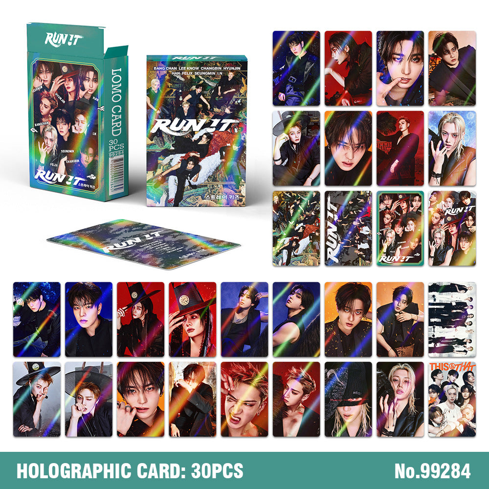 30PCS SKZ This & That Holographic Photocards