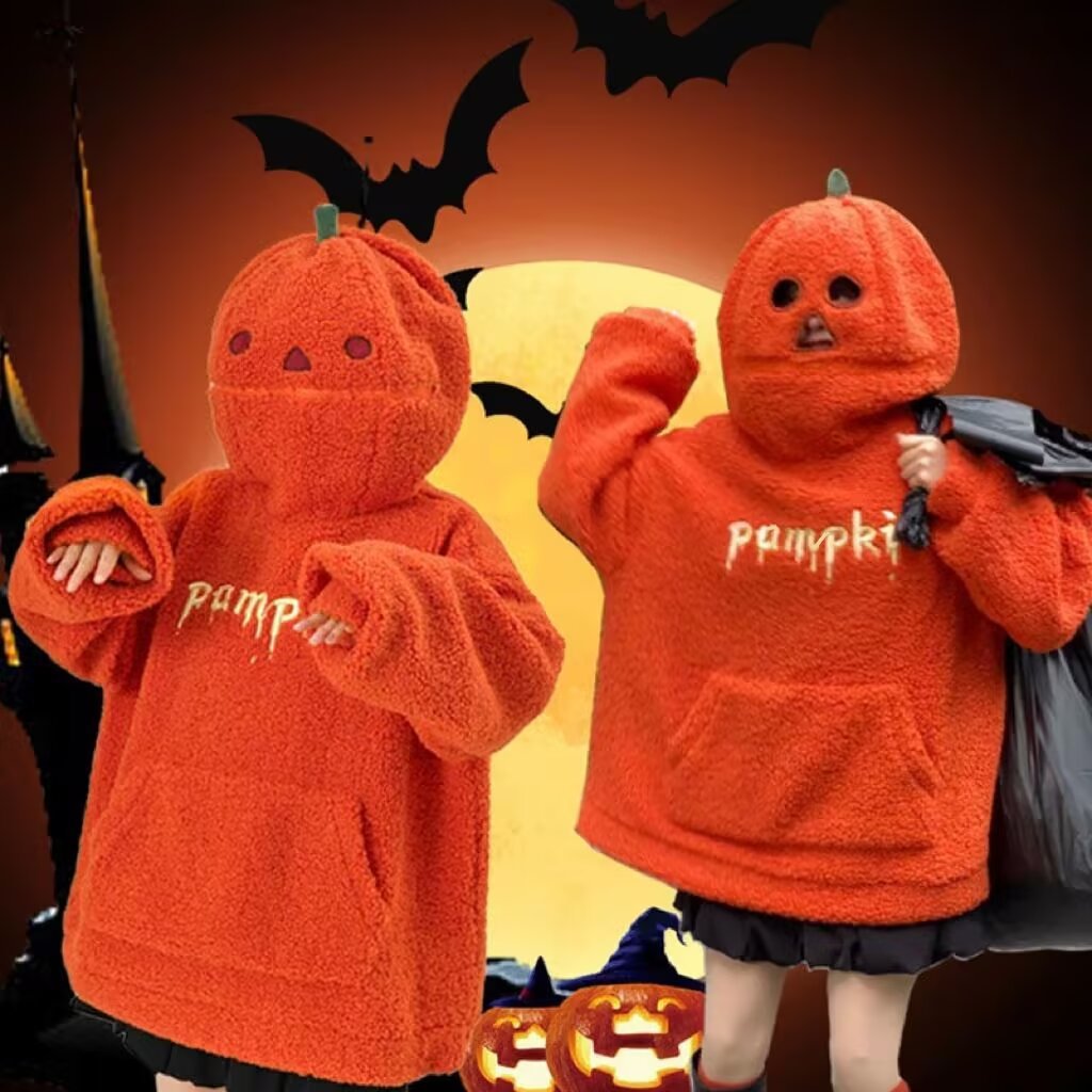 Pumpkin King Oversized Fleece Hoodie