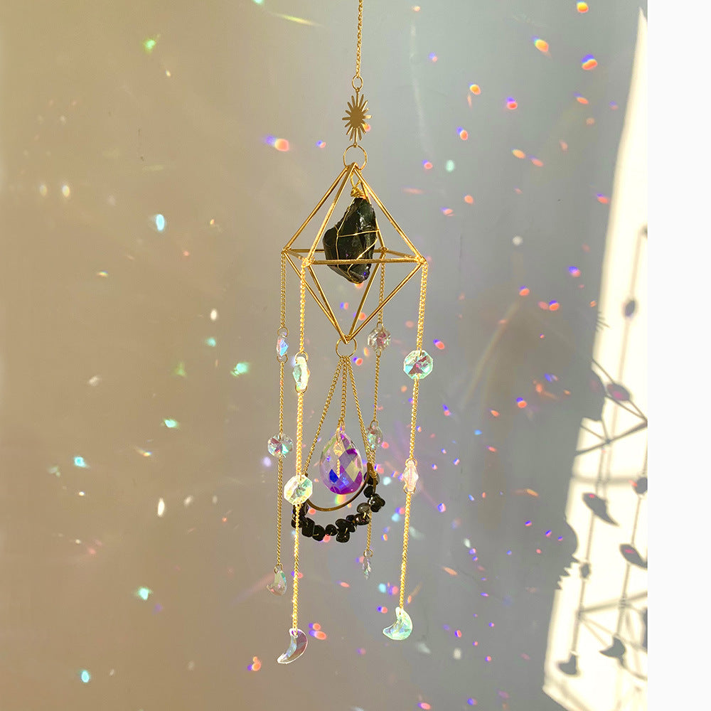 Crystal Rhombus Sun Catcher Pendant Ornament