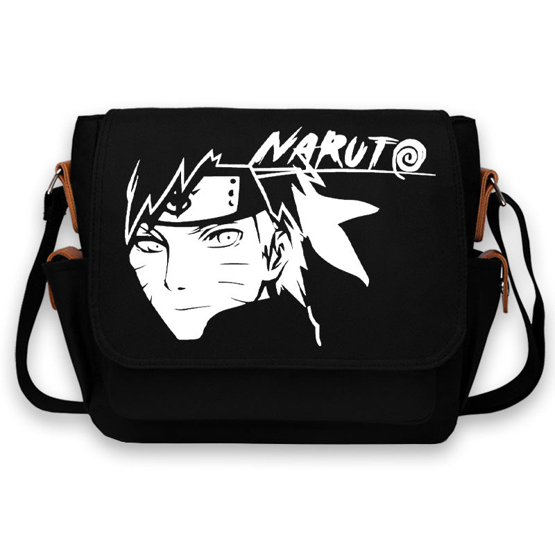 Trendy Sasuke Kakashi Anime Mailman Bag