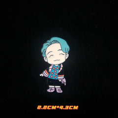 BANGTAN Zinc Alloy Brooch Collar Pin