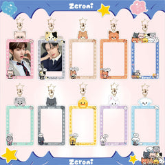 KPOP Cartoon PhotoCard Insert Frame Keychain
