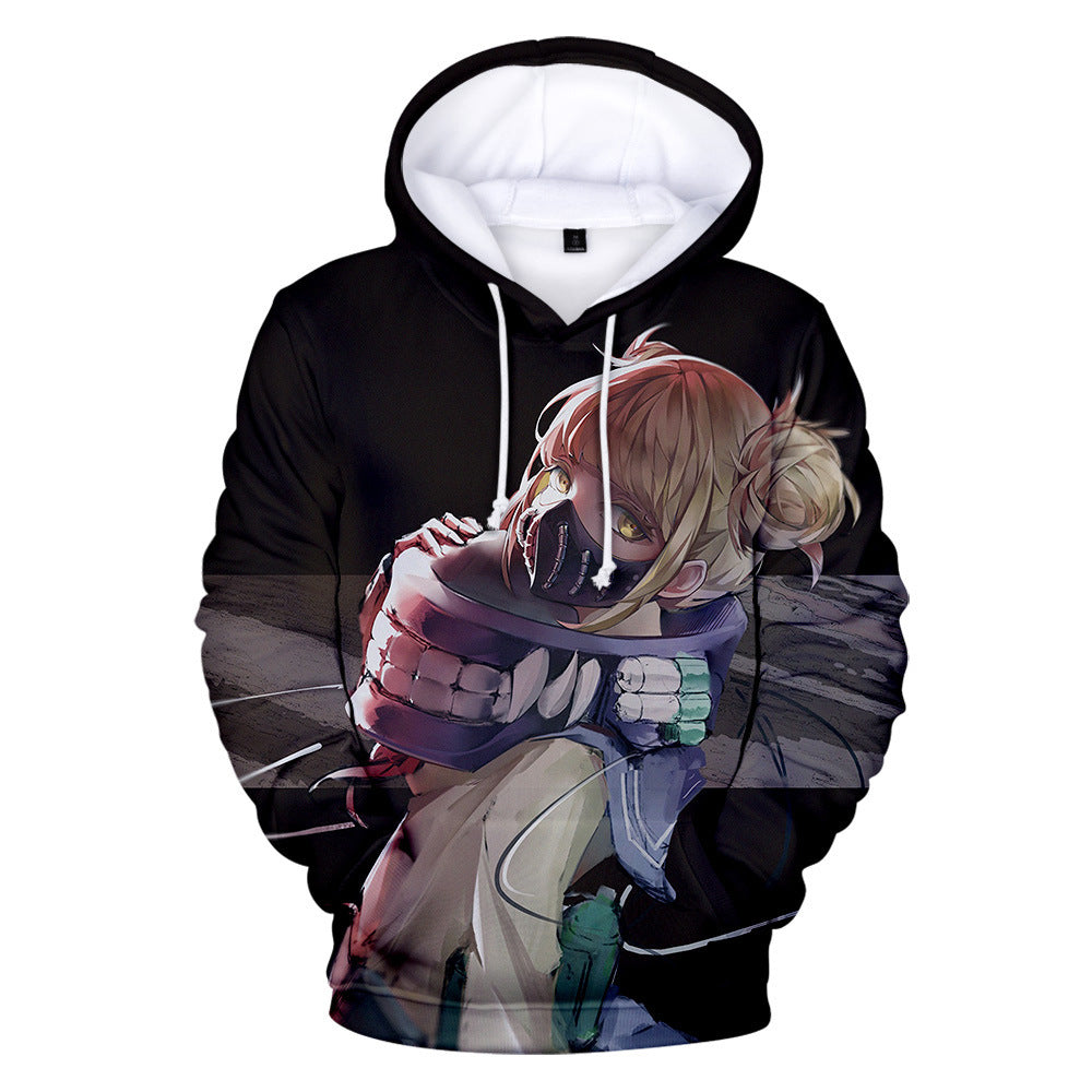 Unisex Anime 3D Color Printed Cosplay Casual Hoodie