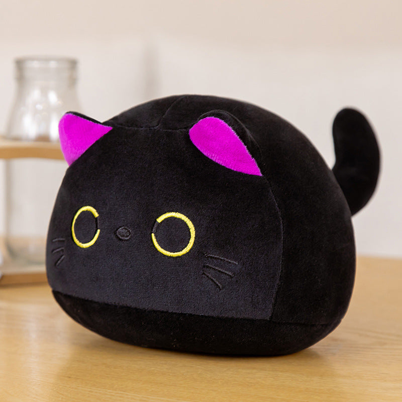 Cute Black Cat Pillow Plush Doll