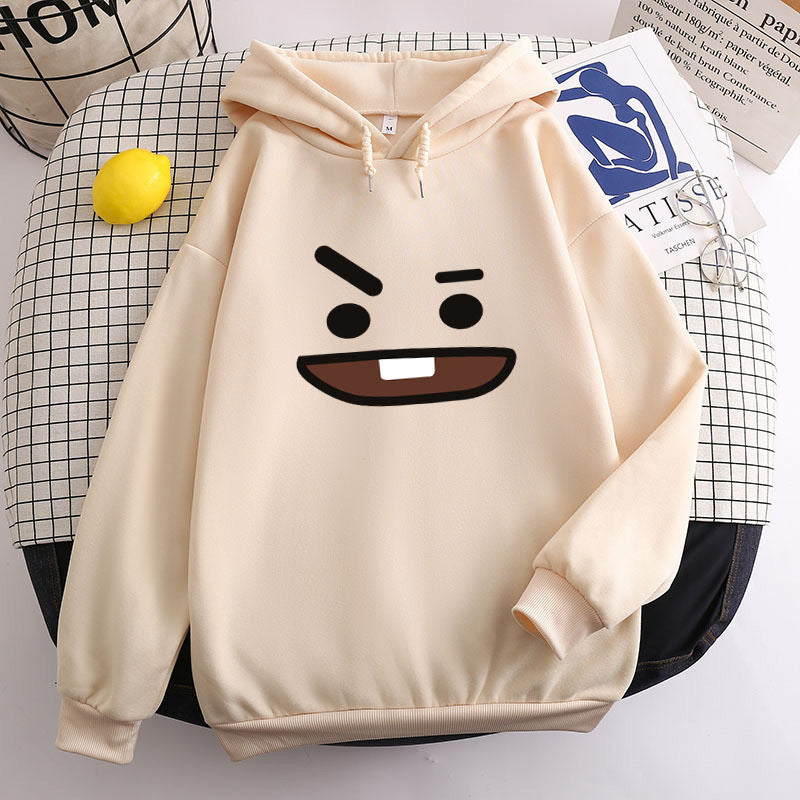 Lovely Casual Cartoon Kpop Hoodie